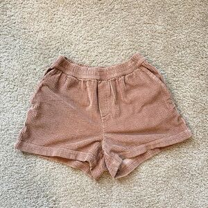 Tan corduroy Aerie shorts XS